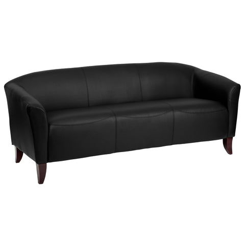 HERCULES Imperial Series Black Leather Sofa