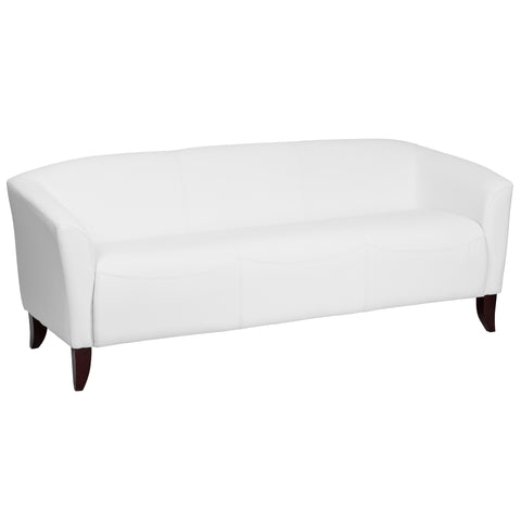 HERCULES Imperial Series White Leather Sofa