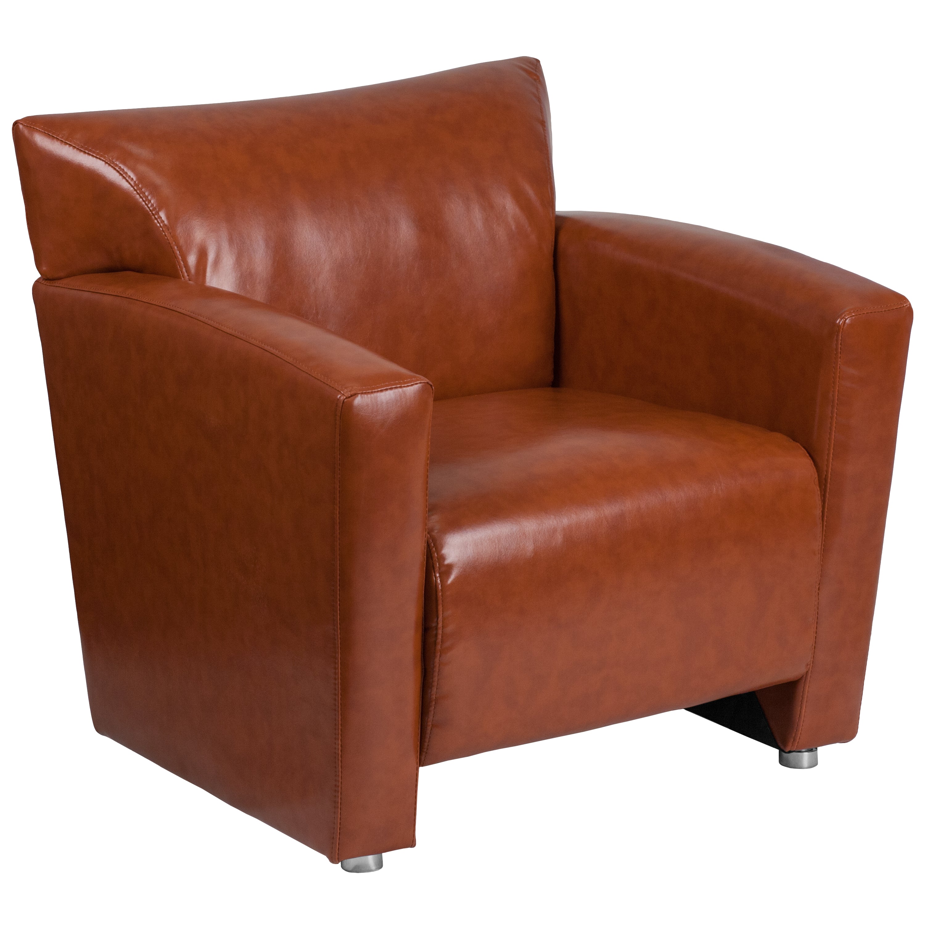 HERCULES Majesty Series Cognac Leather Chair