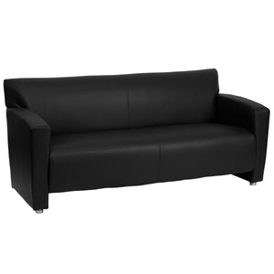 HERCULES Majesty Series Black Leather Sofa