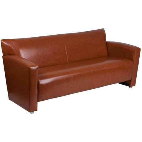 HERCULES Majesty Series Cognac Leather Sofa